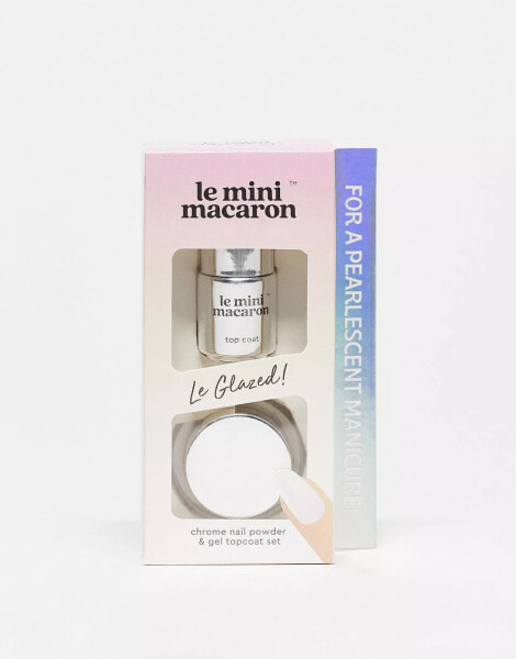 Le Mini Macaron Le Glazed Chrome Powder Set