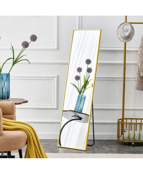 Aluminum Full Body Mirror, 59" X 15.7"