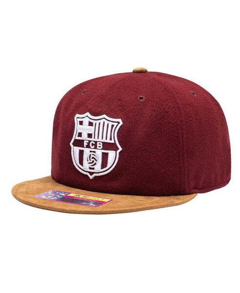 Бейсболка мужская Fan Ink Barcelona Burgundy Lafayette Snapback