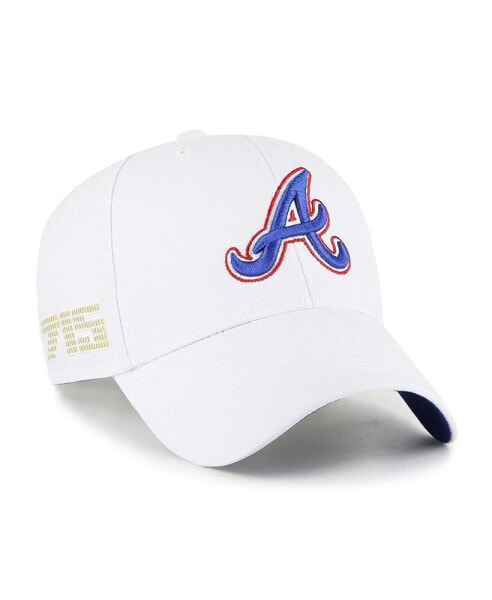 Men's White Atlanta Braves 2023 City Connect MVP Adjustable Hat