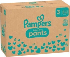 Baby Pants Baby Dry Gr.3 Midi (6-11 kg), Monatsbox, 192 St