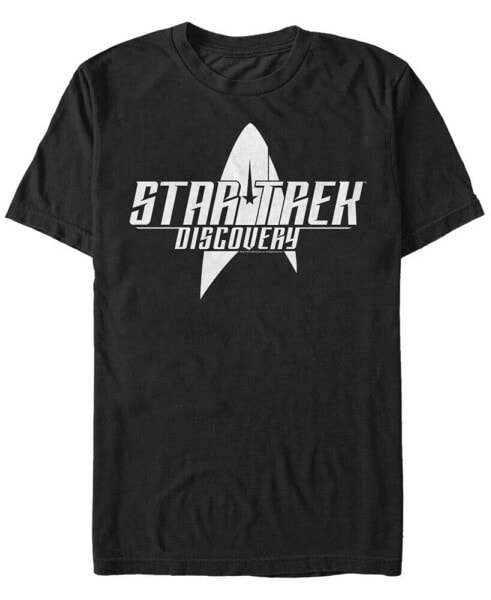 Star Trek Men's Discovery Logo Short Sleeve T-Shirt