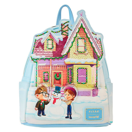 LOUNGEFLY House Holiday Disney Backpack