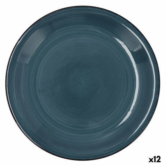 Тарелка плоская Quid Vita Керамическая Синяя (Ø 27 см) (12 штук)