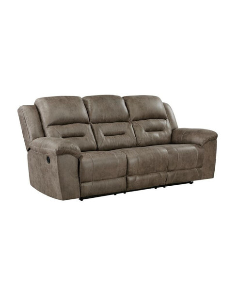 White Label Berenson 92" Double Reclining Sofa