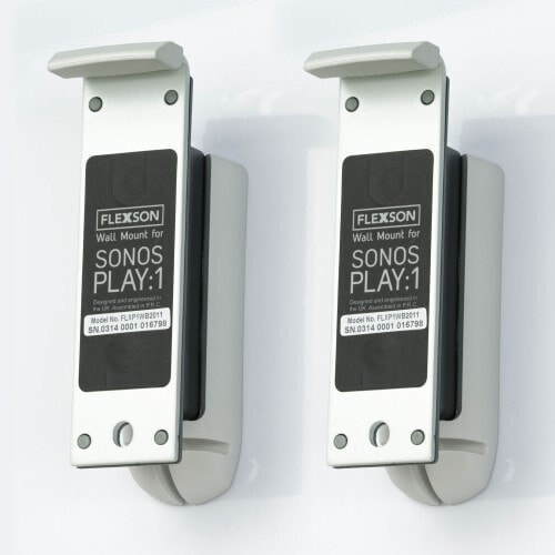 Flexson FLXS1WM2011 - Wall - White - Wall - 80° - Sonos One Sonos Play:1 - 166 mm
