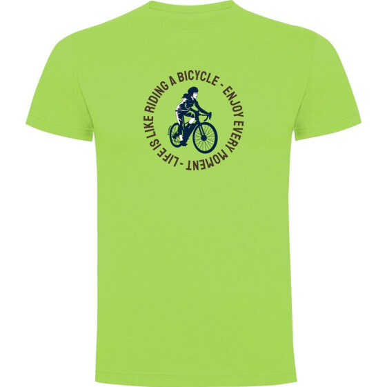 KRUSKIS Life Is Like Riding short sleeve T-shirt