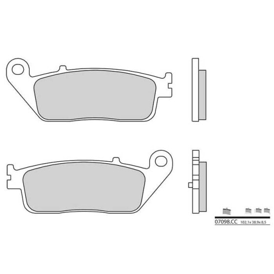 BREMBO 07098 Organic Brake Pads