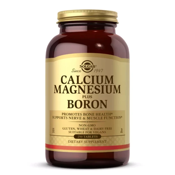 Solgar Calcium Magnesium Plus Boron Комплекс с кальцием магнием и бором 250 таблеток 1816₽