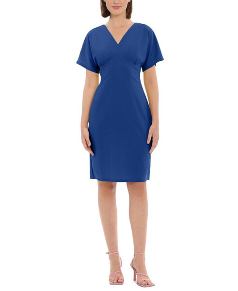 Платье женское Donna Morgan модель V-образный вырез с драпировкой