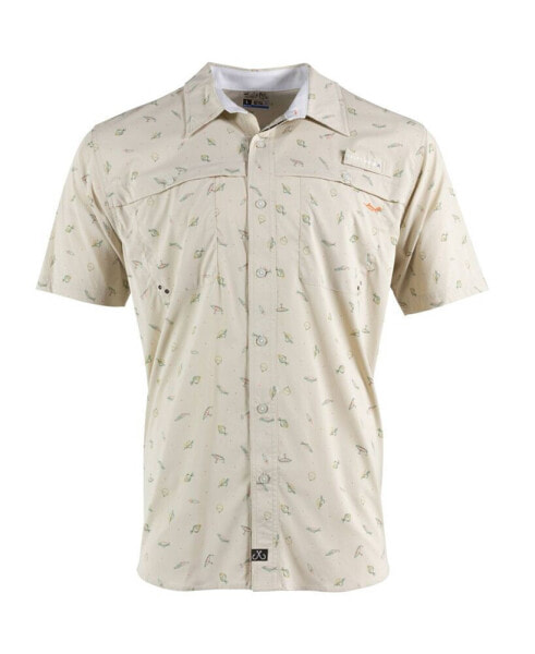 Men's Fish N Lures Performance Woven Short Sleeve Shirt