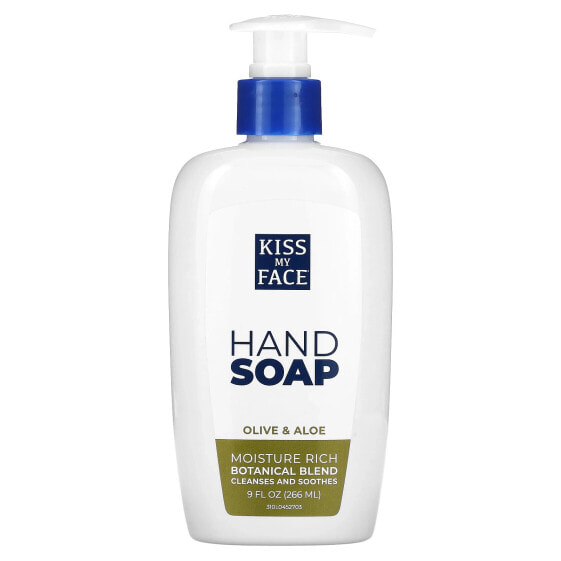 Hand Soap, Olive & Aloe, 9 fl oz (266 ml)