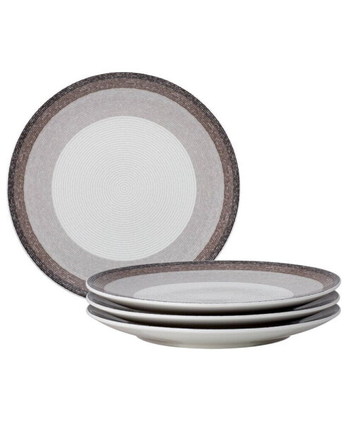 Colorscapes Layers Coupe Salad Plate Set/4, 8.25"