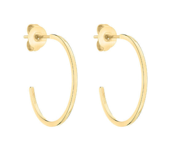 Gold-plated hoop earrings TJE0324/28/32/36