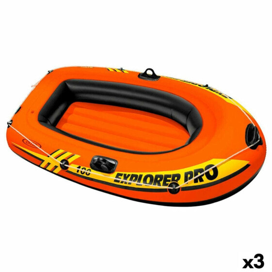 Надувная лодка Intex Explorer Pro 100 3 штуки 160 x 29 x 94 см
