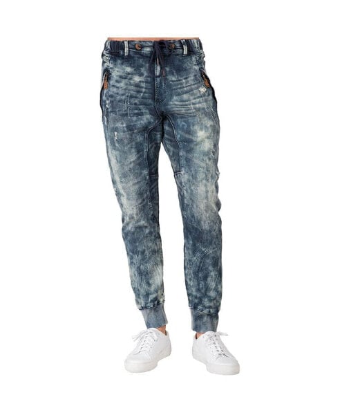 Джоггеры джинсы Level 7 для мужчин Premium Knit Denim