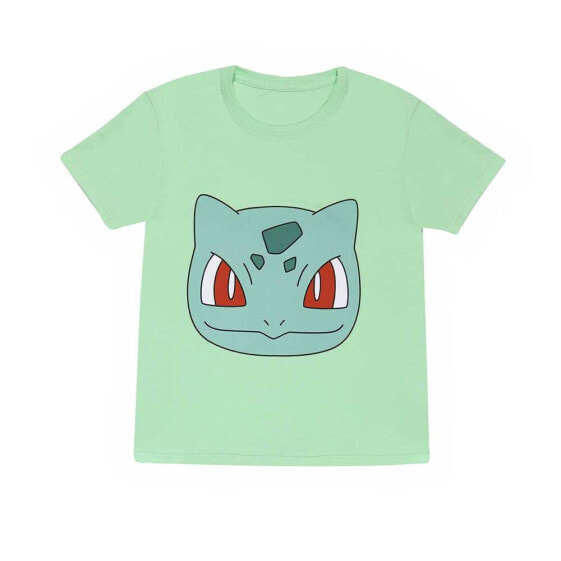 HEROES Pokemon Bulbasaur Face short sleeve T-shirt
