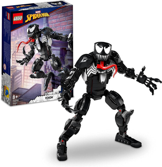 LEGO 76230 Marvel Venom Figure, Articulated Super Villain Action Toy, Collectible Set from Spider-Man Universe, Alien Toy