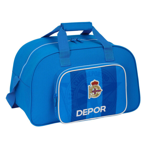 Спортивная сумка R. C. Deportivo de La Coruña Синяя 40 x 24 x 23 см