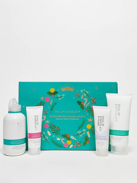 Philip Kingsley Moisture Balancing Jewels - Diamond Shine & Hydration Gift Set - 40% Saving