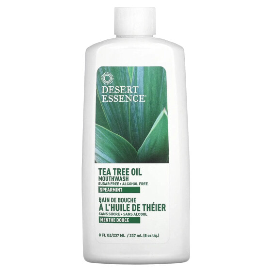 Tea Tree Oil Mouthwash, Spearmint , 8 fl oz (237 ml)