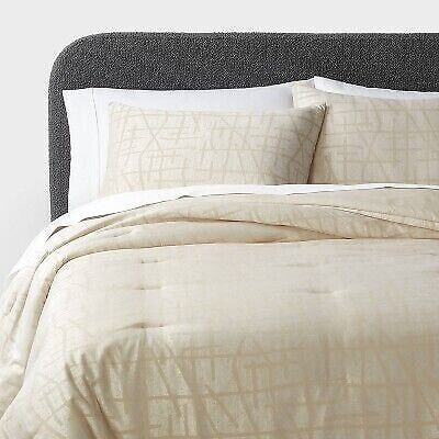 3pc Luxe Jacquard Comforter and Sham Set - Threshold