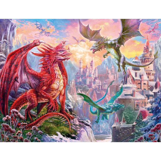Пазл с драконами Ravensburger "Земля драконов" 2000 шт.
