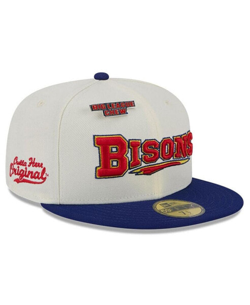 Men's White Buffalo Bisons Big League Chew Original 59FIFTY Fitted Hat