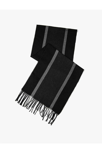 Шарф Koton Basic Weave Tassel Color Block