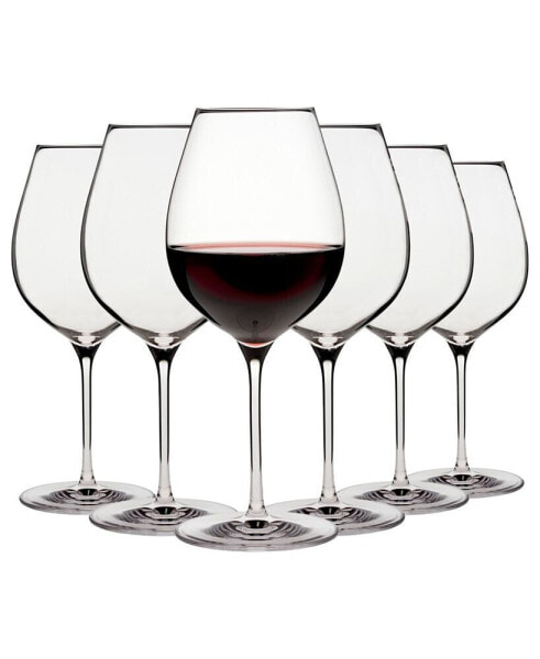 Set of 6 Bold & Powerful Wine Glasses