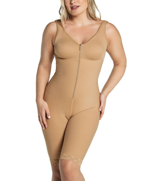 Full Body Slimming Zipper Bodysuit Contour Shaper