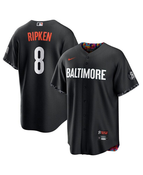 Men's Cal Ripken Black Baltimore Orioles 2023 City Connect Replica Player Jersey