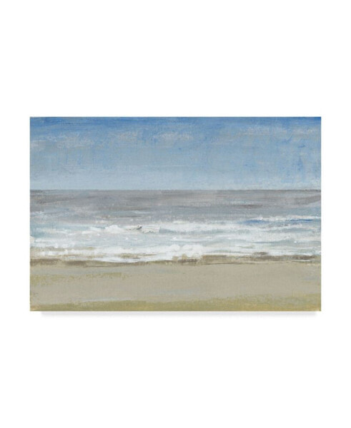 Tim Otoole Beach Walking Day I Canvas Art - 37" x 49"