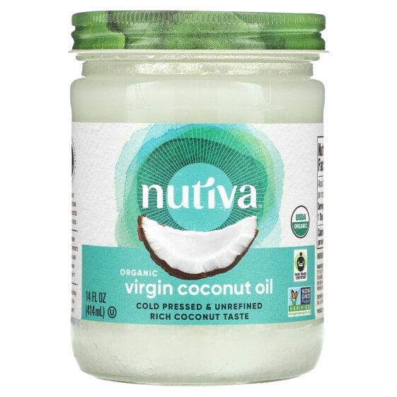 Растительное масло Nutiva Органическое Кокосовое Extra Virgin 1.6 л