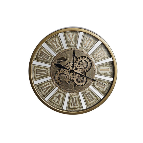 Настенное часы DKD Home Decor Шестерни Позолоченный Железо 72 x 8,5 x 72 cm
