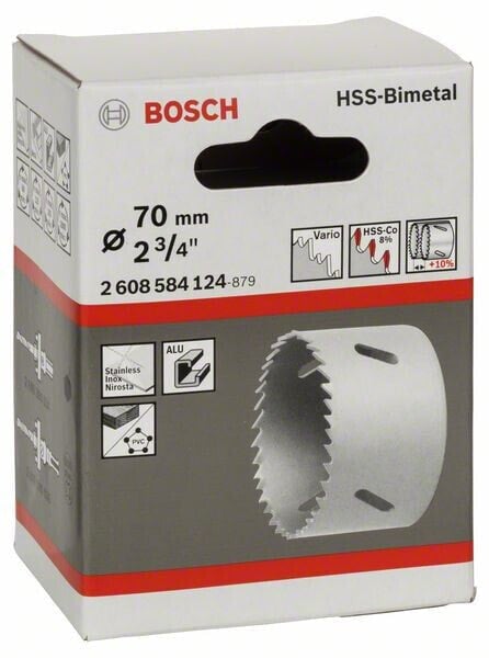 Bosch Lochsäge HSS-Bimetall für Standardadapter 70 mm, 2 3/4"