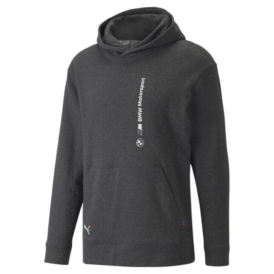 Puma Bmw Mms Re:Collection Graphic Pullover Hoodie Mens Grey Casual Outerwear 53