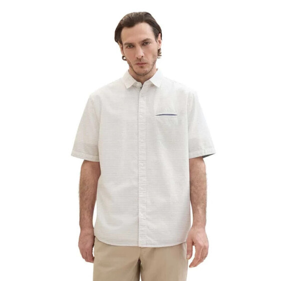 TOM TAILOR Comfort Structured short sleeve shirt