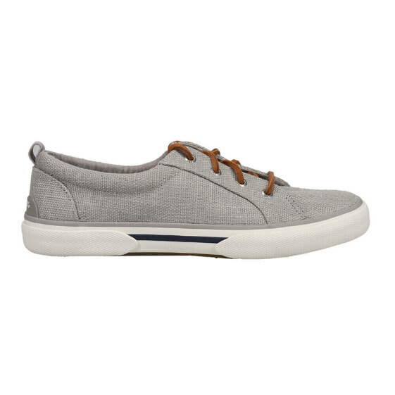 Sperry Pier Wave Seacycled Baja Lace Up Womens Grey Sneakers Casual Shoes STS88