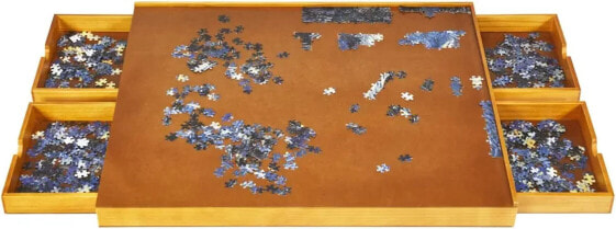 Puzzletisch mit 4 Schubladen