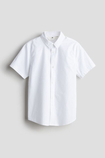 Short-sleeved Cotton Shirt