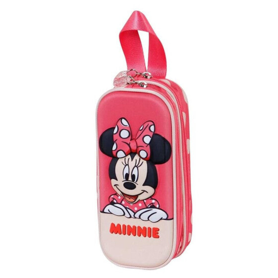 DISNEY Minnie Mouse Bobblehead-3D Doble Pencil Case