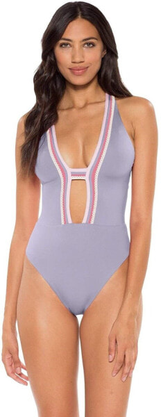 Soluna Swim Women's 236306 Sun Beam Dove One-Piece Swimsuit Size S