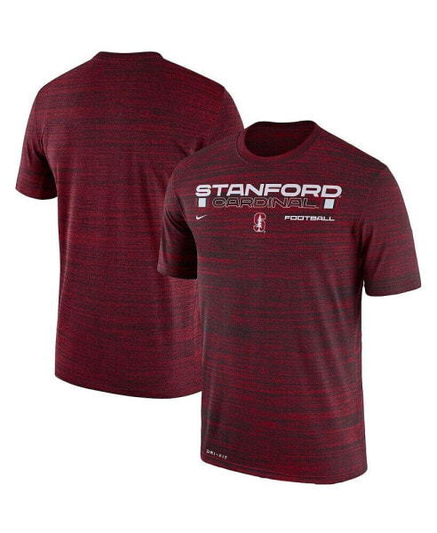 Men's Cardinal Stanford Cardinal Velocity Legend Space-Dye Performance T-shirt