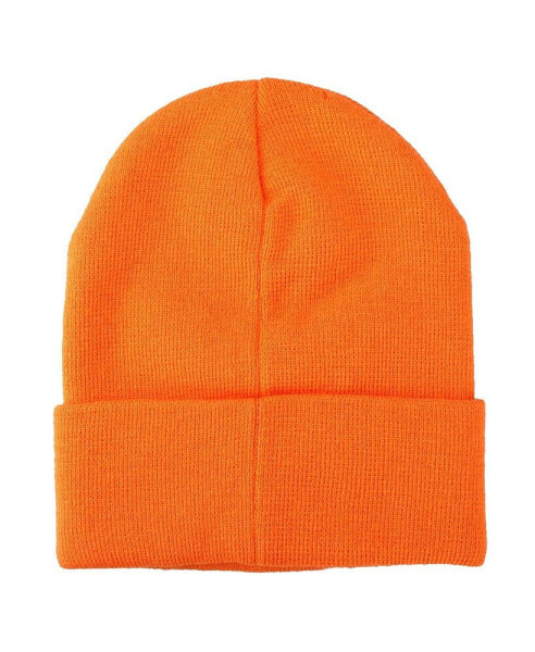 Men's Charmander Face Orange Cuff Beanie