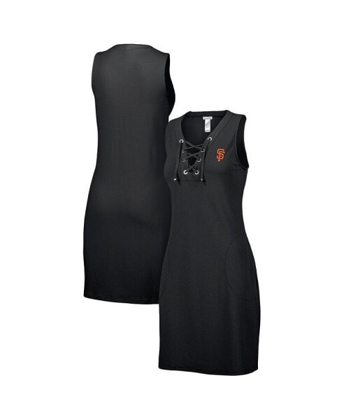 Women's Black San Francisco Giants Island Cays Lace-Up Spa Dress