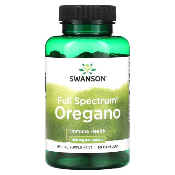 Full Spectrum Oregano, 450 mg, 90 Capsules