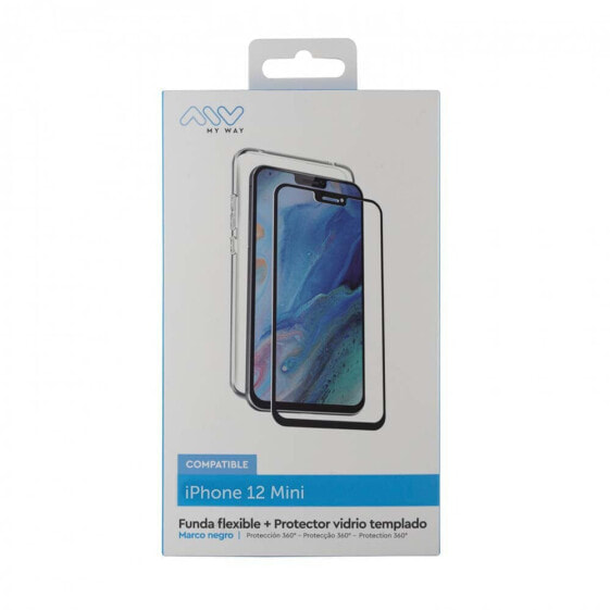 MYWAY iPhone 12 Mini phone case and screen protector