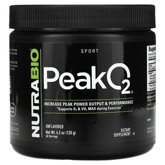 Peak O2, Unflavored, 4.2 oz (120 g)