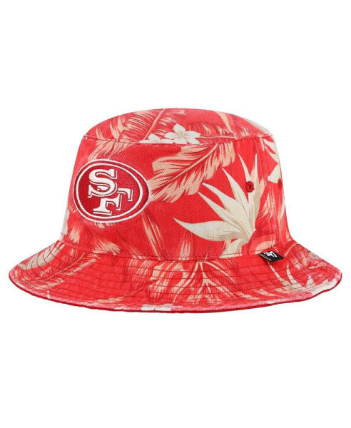47 Brand Men's Scarlet San Francisco 49ers Tropicalia Bucket Hat